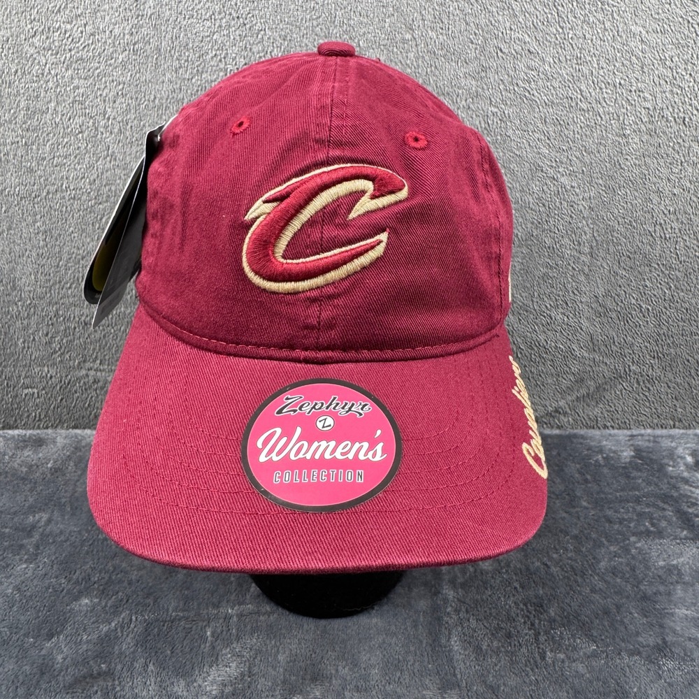 Zephyr Cleveland Cavaliers Hat Womens OS Adjustable Maroon NWT